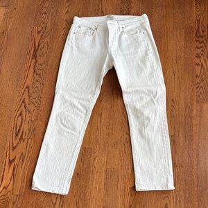 JCrew White Straight-Leg Jeans size 28